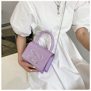 Handbag Bow tie bag cross-body bag Women's bag popular small bag